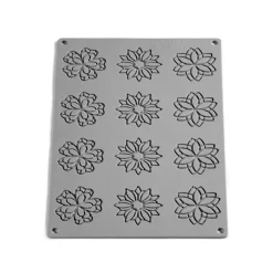 Hot Pavoni Siliconen Vorm Mandala Ø55mm (12) 30x20cm