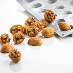 Clearance Pavoni Siliconen Vorm Notendop 38x28mm (18) 30x17,5cm