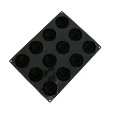 Hot Pavoni Siliconen Vorm Rozen Ø78x26mm (12) 40x30cm