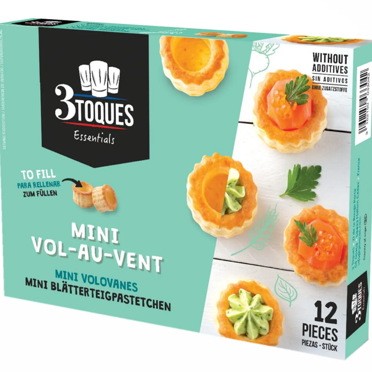 Best Pidy Bladerdeeg Pasteitjes Zakouski Ø3,5cm (12 st.)