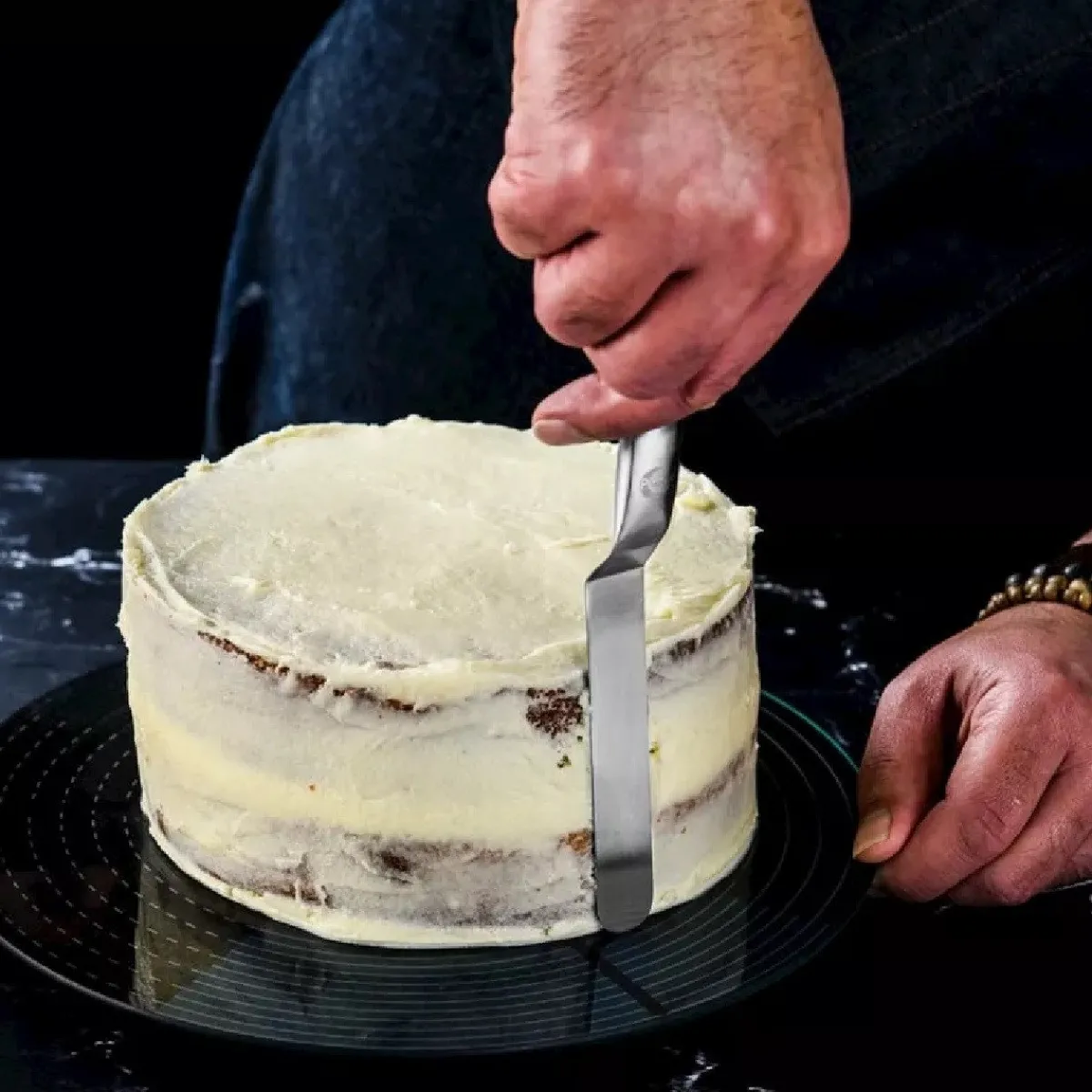 Discount Plate-it Paletmes / Glaceermes doorgezet Set/3