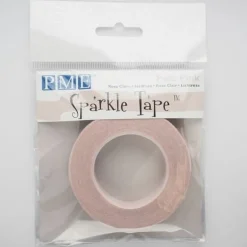 New PME Bloementape Roze met Goud Glitter 27,4 meter