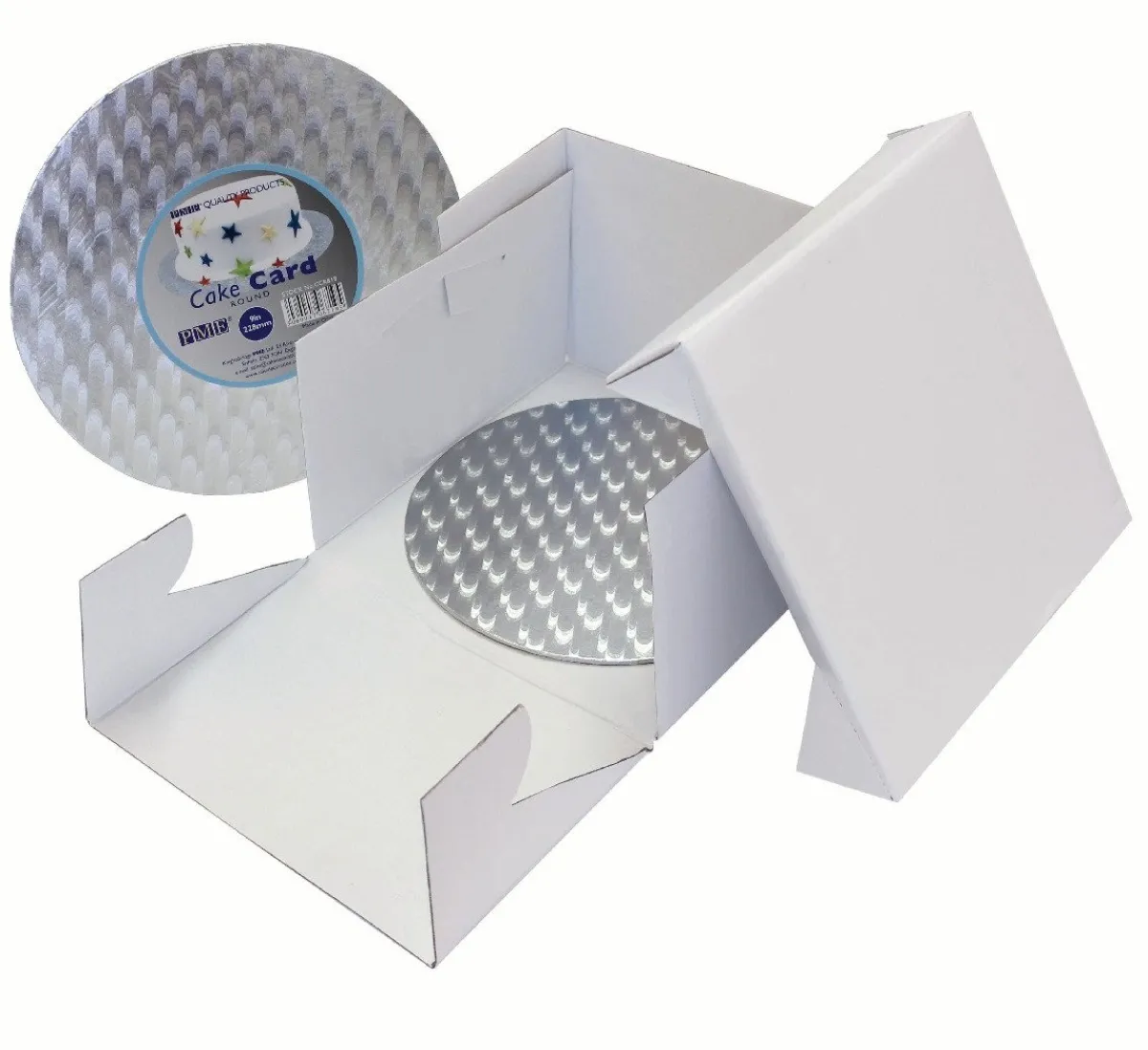 New PME Cakeboard en doos rond 30x30x15 cm