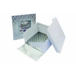 Sale PME Cakeboard en doos vierkant 32,5x32,5x15 cm