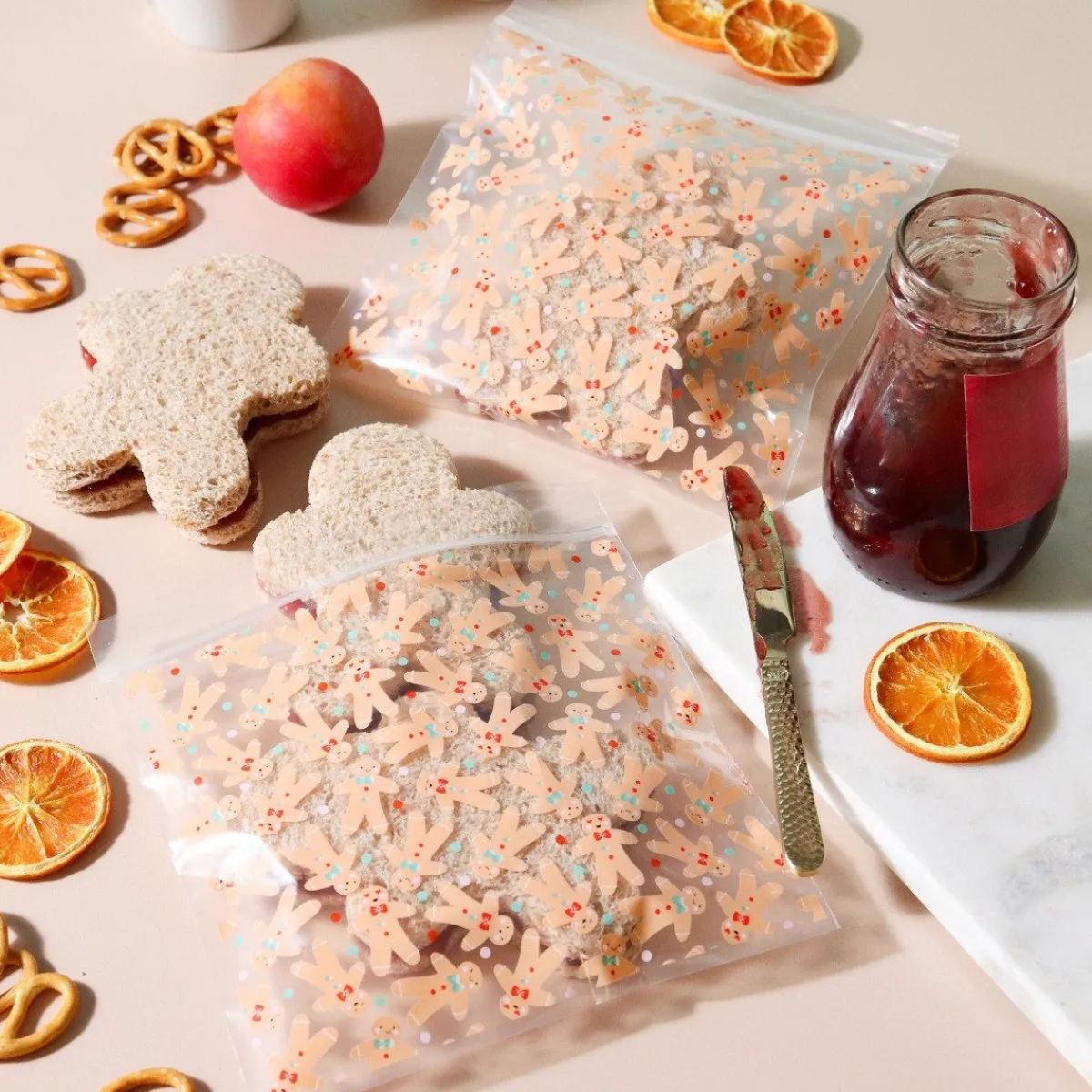 Discount PME Hersluitbare Traktatiezakjes Gingerbread 20st