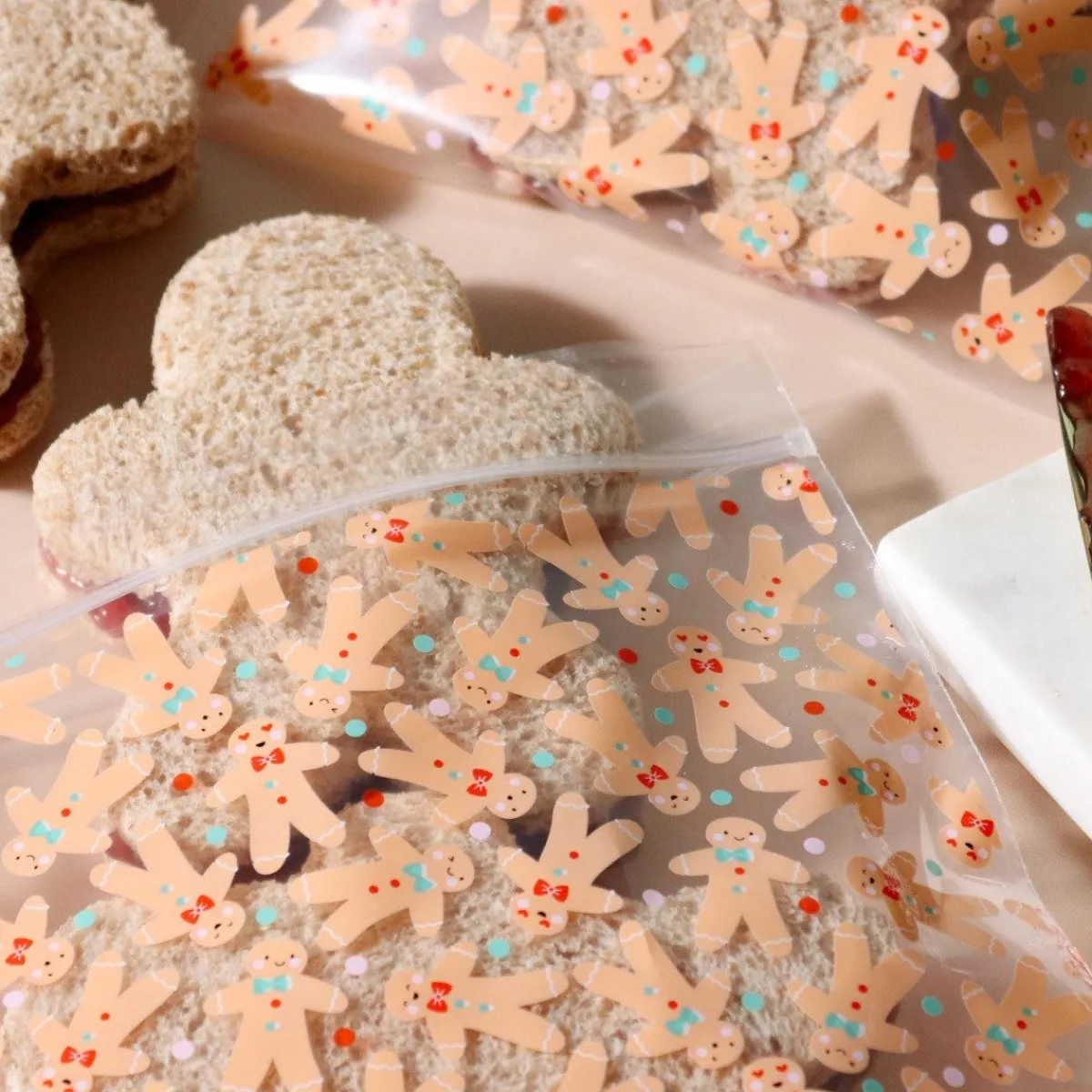 Discount PME Hersluitbare Traktatiezakjes Gingerbread 20st