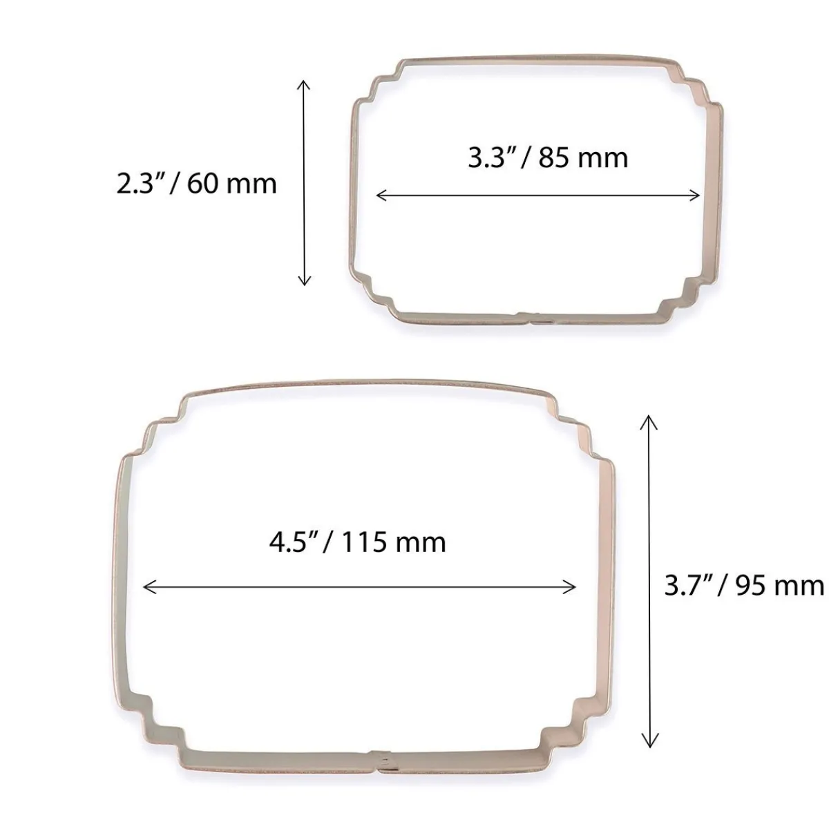 Clearance PME Koekjes Uitsteker Plaque Style 7 Set/2