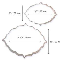 PME Koekjes Uitsteker Plaque Style 6 Set/2**