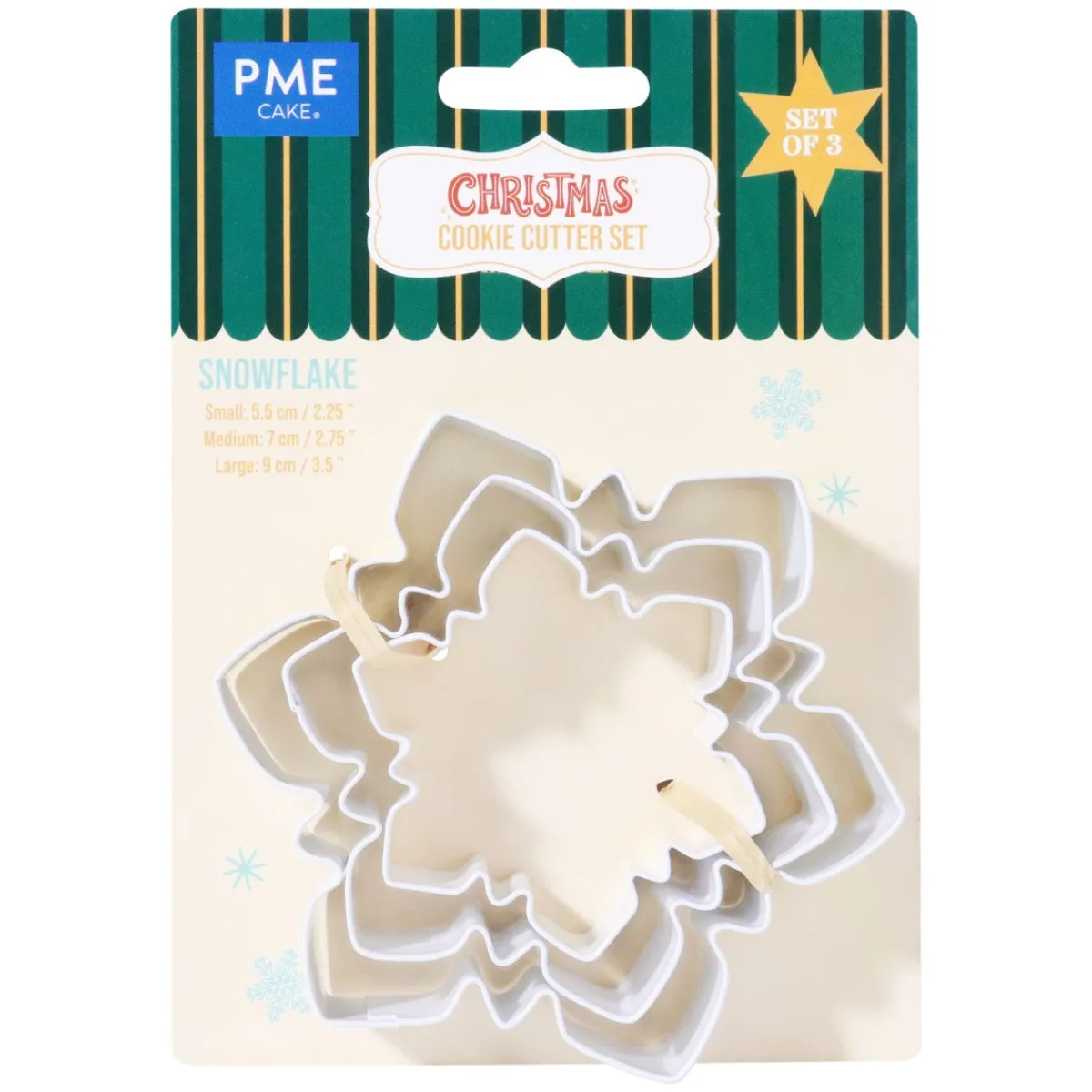 Discount PME Koekjes Uitstekers Sneeuwvlokken Set/3