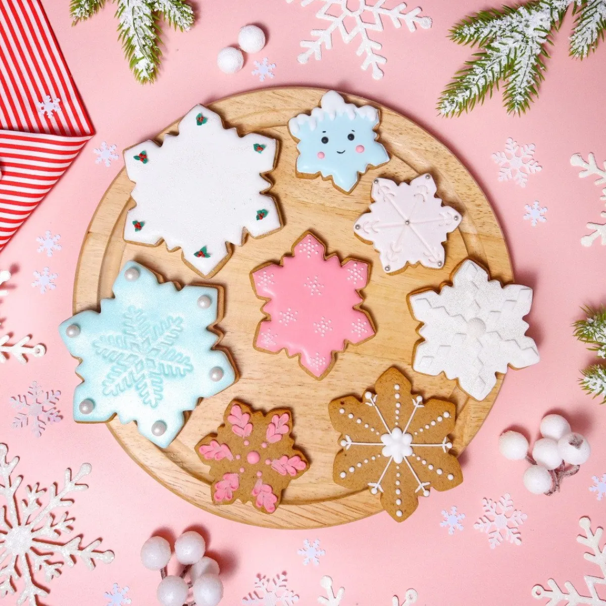 Discount PME Koekjes Uitstekers Sneeuwvlokken Set/3