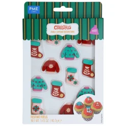 Sale PME Suikerdecoratie Festive Feels 12st.