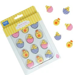 Clearance PME Suikerdecoratie Kuikentjes 12st.