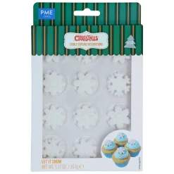 Hot PME Suikerdecoratie Sneeuwvlokken 12st.