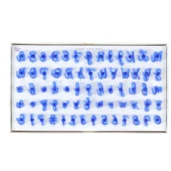 Online PME Tekst Stempelset Klein Fun Fonts - Collectie 1