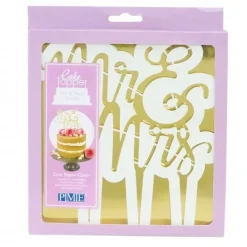 Hot PME Uitsteker voor Taarttopper Goud Mr&Mrs
