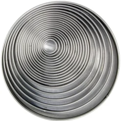 New PME Uitstekers Rond Glad RVS 19-delig