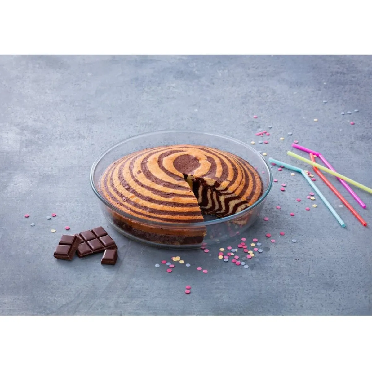 Clearance Pyrex Bake & Enjoy Taartvormen Rond Ø28cm Set/2