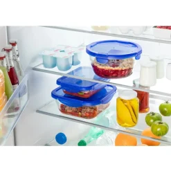 Best Pyrex Cook & Go Ovenschalen met Deksel Rond 0,7L/1,6L Set/2