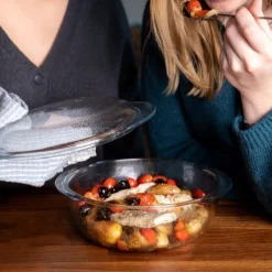 Discount Pyrex 4-in-1 Ovenschaal Rond met Deksel 21x18x9cm