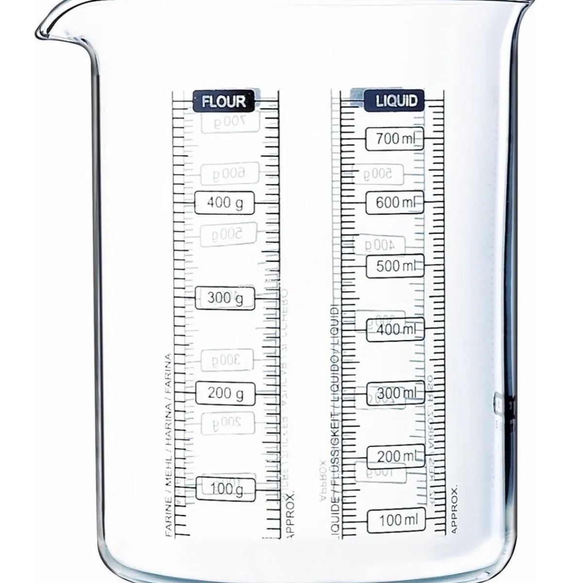 New Pyrex Kitchen Lab Maatglas 0,75L