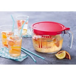 Outlet Pyrex Maatbeker met Deksel 1L