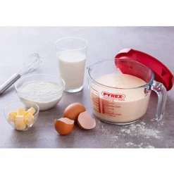 Outlet Pyrex Maatbeker met Deksel 1L