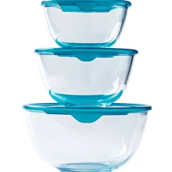 Best Pyrex Prep & Store Beslagkom met Deksel 1,1L (Ø17cm)
