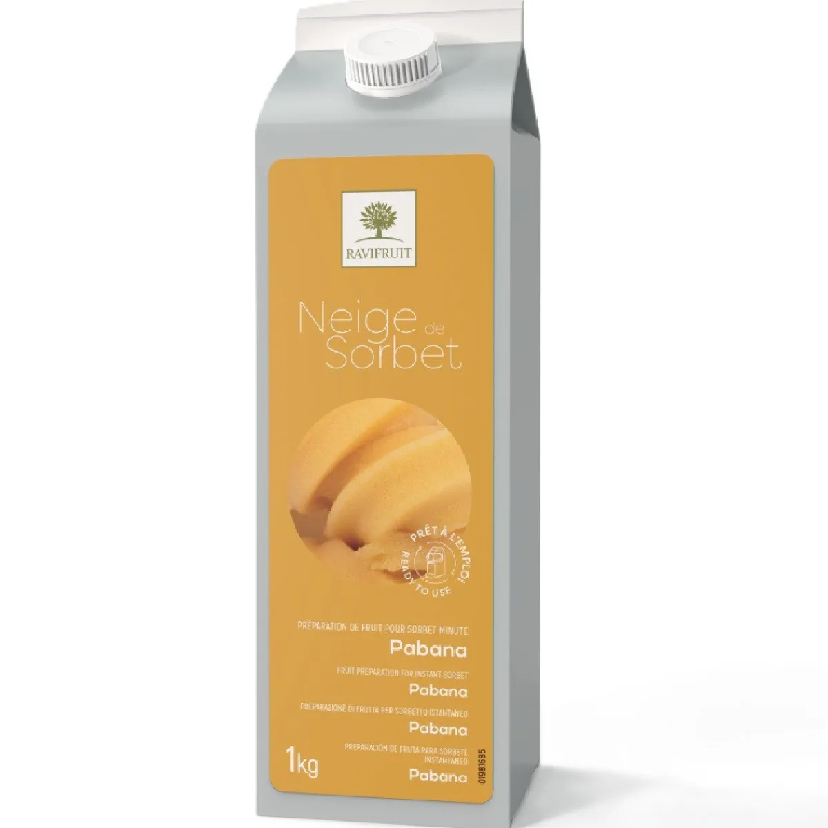 Best Overig RaviFruit Sorbet Mix Banaan 1kg