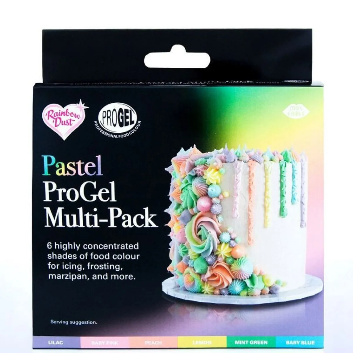 Discount Rainbow Dust RD Kleurstof ProGel Pastel Multipack Set/6