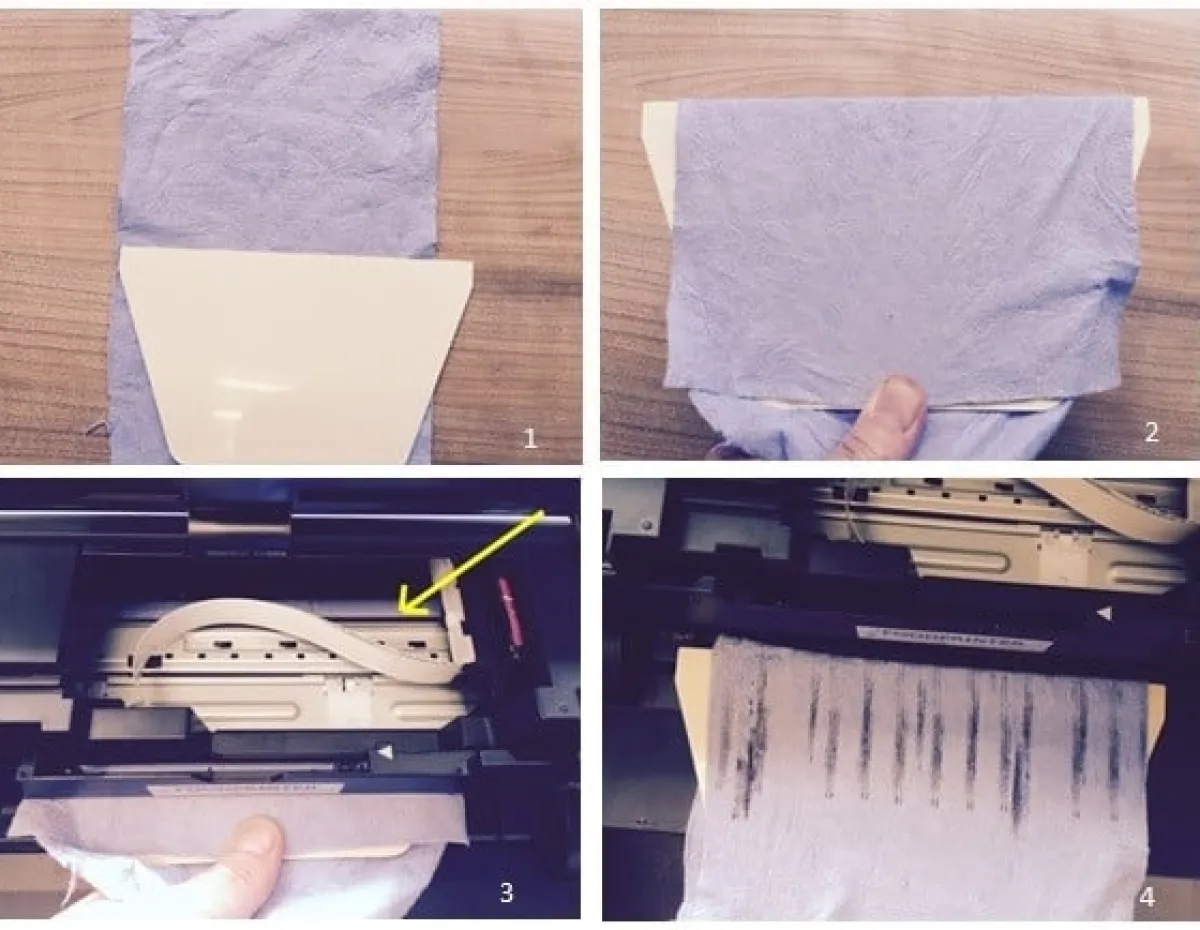 New Reinigingsset voor transportwieltjes van de printer