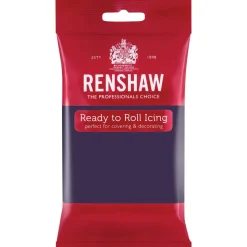 Outlet Renshaw Rolfondant Donker Paars 250g