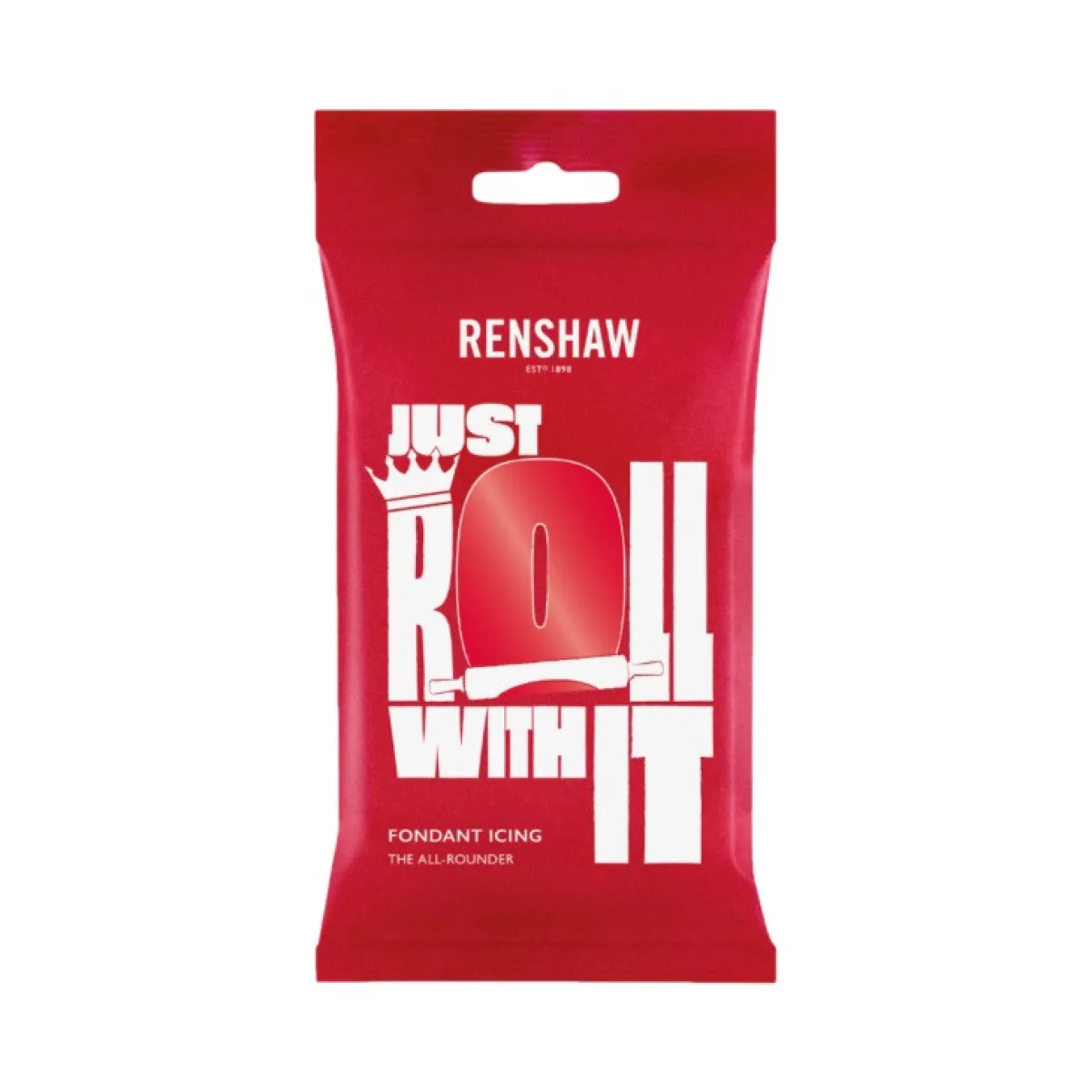 Clearance Renshaw Rolfondant Rood 250g