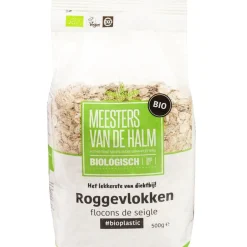 Outlet De Halm Roggevlokken Biologisch 500g