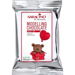 Sale Saracino Modelleer Chocolade Rood 250g