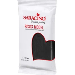 Clearance Saracino Modelling Paste Zwart 1kg