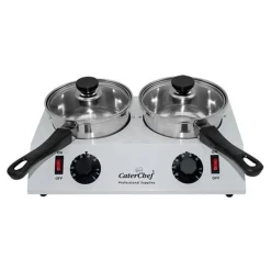 Sale CaterChef Sauzenwarmer 2-pans 2x700ml.
