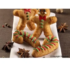 Clearance Silikomart Siliconen Bakvorm Gingerbread Man Ø90x43x21mm (6)