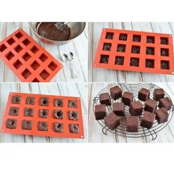 Outlet Martellato Siliconen Bakvorm mini Kubus 35x35x35mm (15)