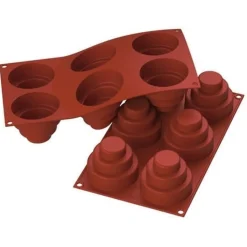 Best Silikomart Siliconen Bakvorm Mini Wonder Cakes Ø75h60mm (6)