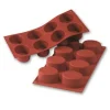 Clearance Siliconen Bakvorm Ovaal 75x55x35mm (8)