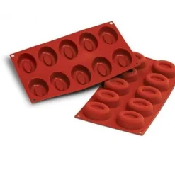 Silikomart Siliconen Bakvorm Savarin Ovaal 70x52x24mm (10)