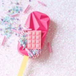 Sale Happy Sprinkles Siliconen IJsjesmal/Cakesicle Geometric