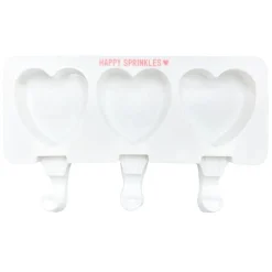 Best Happy Sprinkles Siliconen IJsjesmal/Cakesicle Heart
