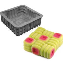 Best Dinara Kasko Siliconen Vorm Cubik 18x18x6cm