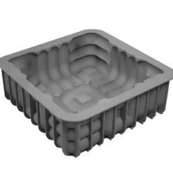 Best Dinara Kasko Siliconen Vorm Cubik 18x18x6cm