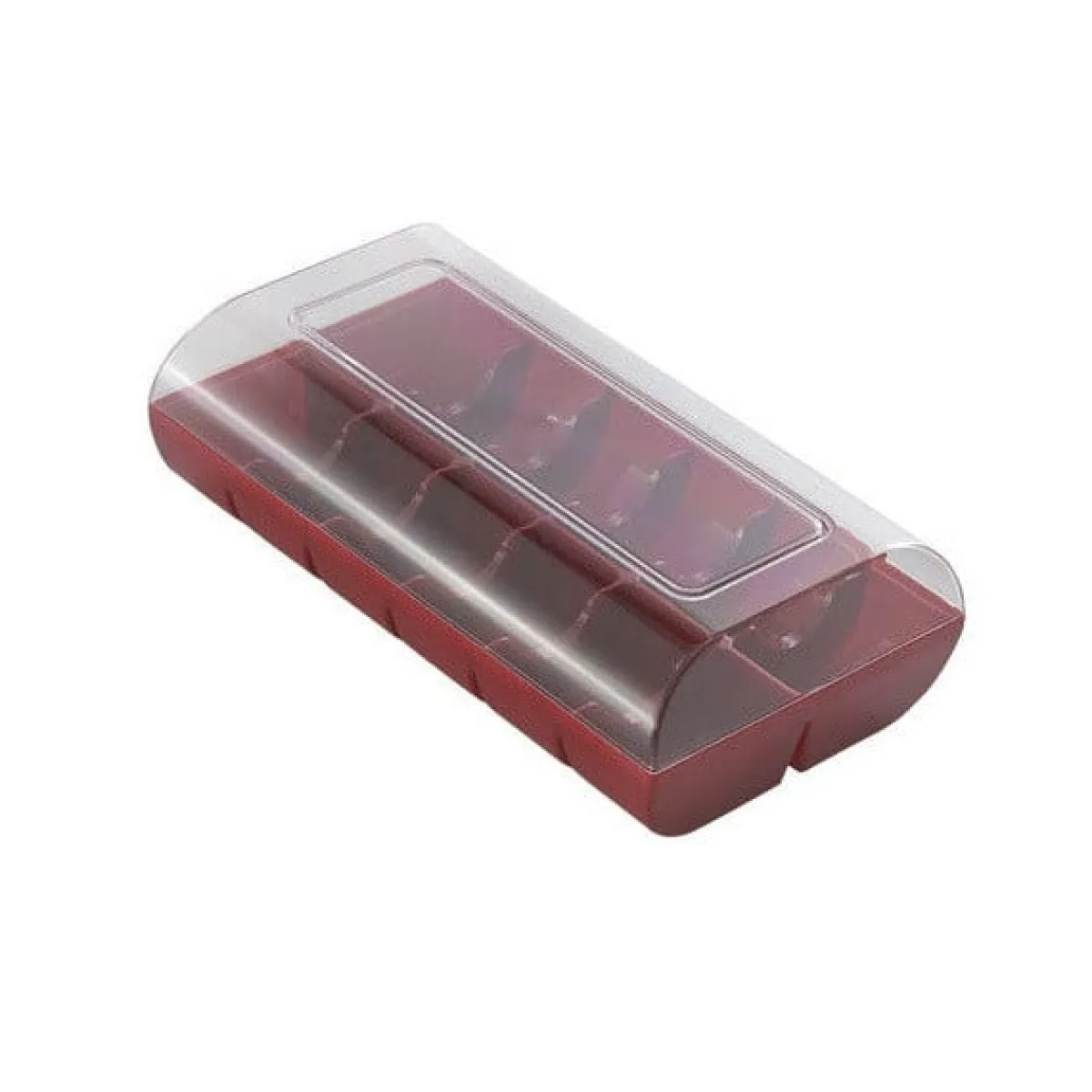 Sale Silikomart Doosje voor 12 Macarons Ruby Rood