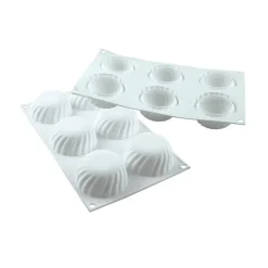 New Silikomart Siliconen Bakvorm Samurai (6x) Ø7x3,5cm