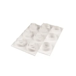New Silikomart Siliconen Bakvorm Roos (6x) Ø7x5,5cm