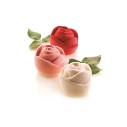 New Silikomart Siliconen Bakvorm Roos (6x) Ø7x5,5cm