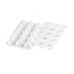 Silikomart Siliconen Bakvorm Russian (15x) Ø4,1x4,5cm